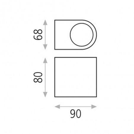 Applique d'extérieur Led Boj (6W)