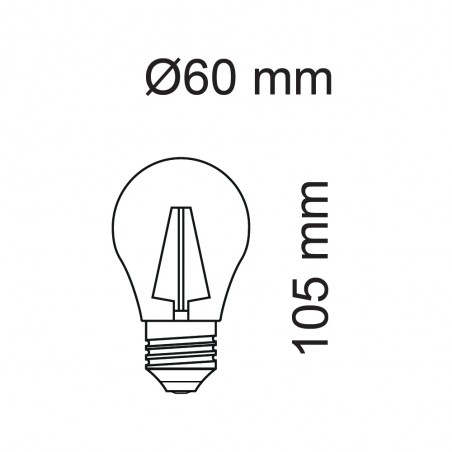Ampoule LED E27 A60 (8W)
