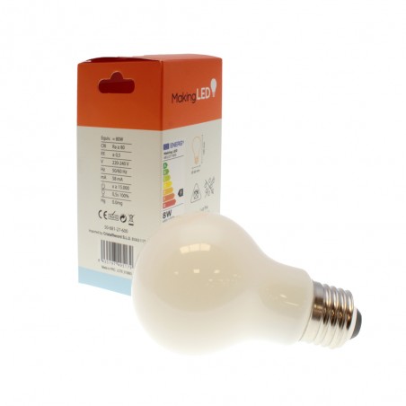 Ampoule LED E27 A60 (8W)