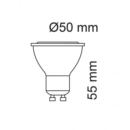 Ampoule á LED GU10 (9W)