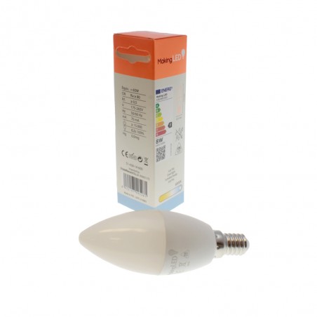 Ampoule LED E14 C37 (8W)