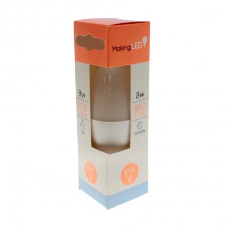Ampoule LED E14 C37 (8W)