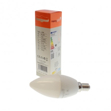 Ampoule LED E14 C37 (8W)