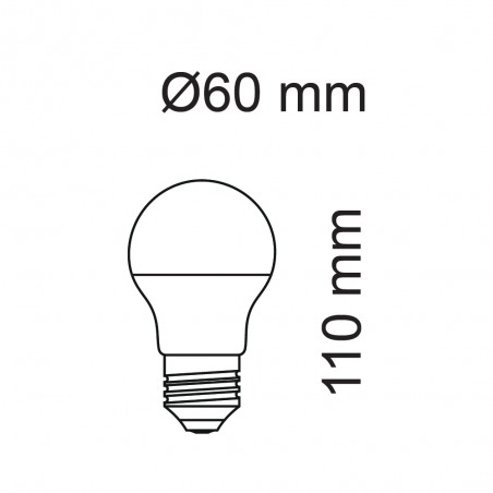 Ampoule LED E27 A60 Smart (8W)