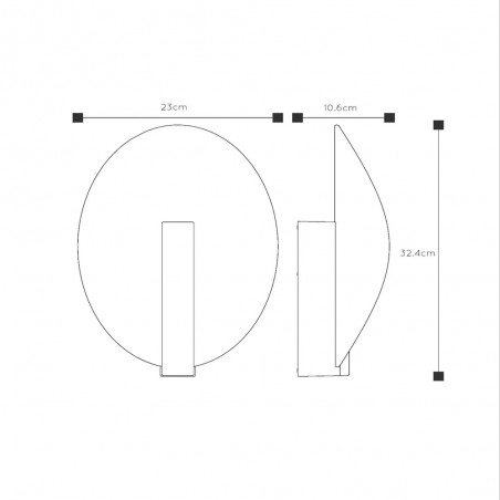 Applique d'Exterieur á LED Laredo (9W)