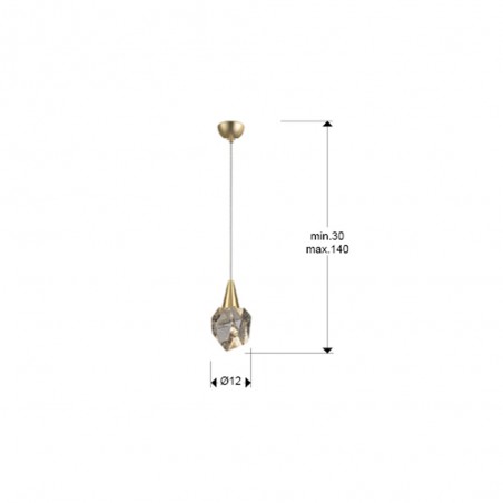 Lampe de plafond LED Aquaria (4W)