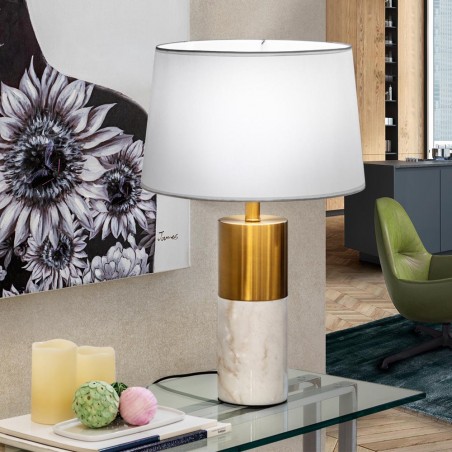 Lampe a poser LED Lucian Blanc (10W)