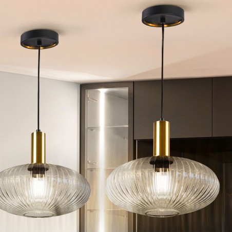 Lampe de plafond Norma Transparent