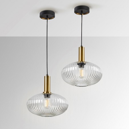 Lampe de plafond Norma Transparent