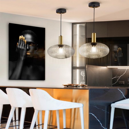 Lampe de plafond Norma Transparent