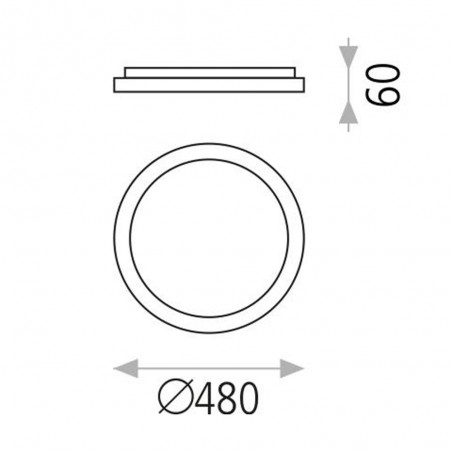 Plafonnier Led Grace (40W)