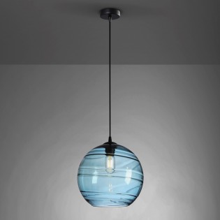 Lampe de plafond á LED Geos Bleu (8W)