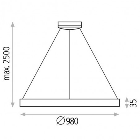 Lampe a suspension Led Grace (100W)