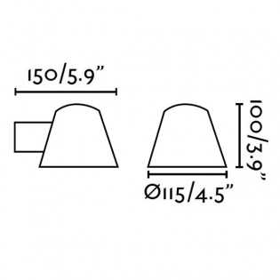 Applique d'extérieur GINA (IP44)