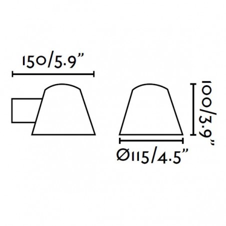 Applique d'extérieur GINA (IP44)