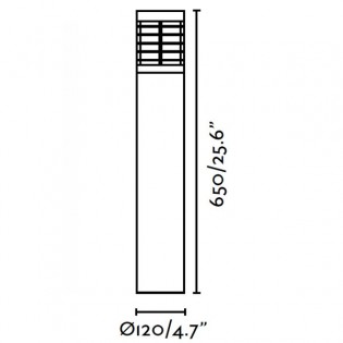 Balise d'extérieur LED GIZA (IP54)