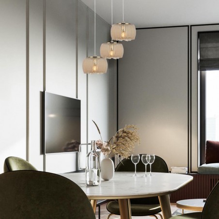 Lampe de suspension Cristalia (3 lumieres)