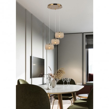 Lampe de suspension Cristalia (3 lumieres)