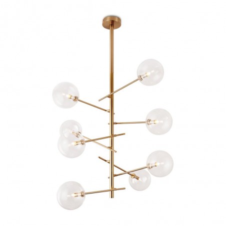 Lampe de plafond Onet Laiton (8 lumieres)