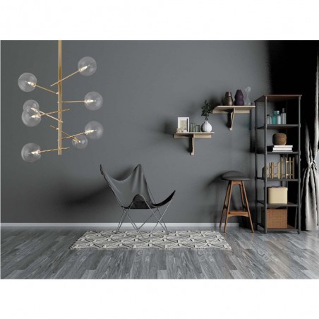 Lampe de plafond Onet Laiton (8 lumieres)