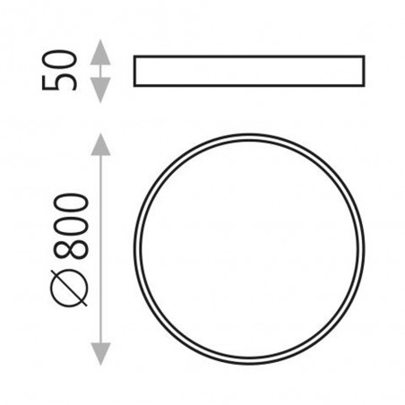 Plafonnier Led London (72W)