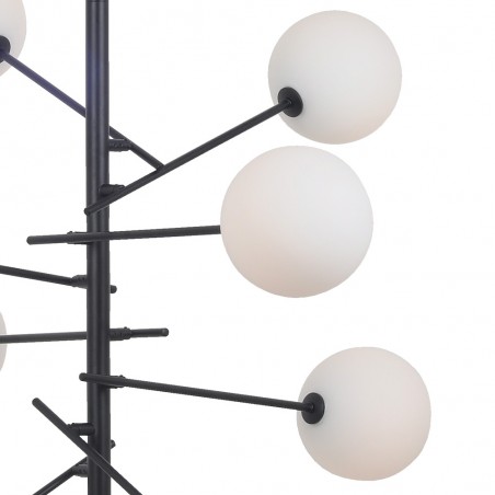 Lampe de plafond Onet Noir (8 lumieres)