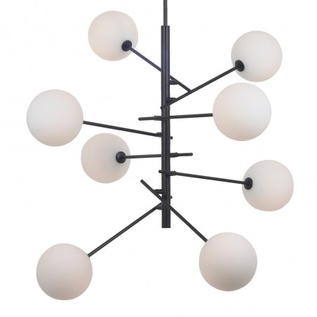 Lampe de plafond Onet Noir (8 lumieres)