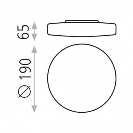 Plafonnier Led Moon (12W)