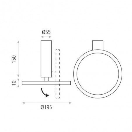 Plafonnier Led Morgan (18W)