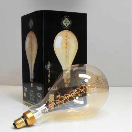 Ampoule á LED E27 P160 Ambre Dimmable (12W)