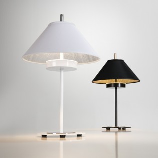 Lampe á poser LED Rila Noir/Or (15W)