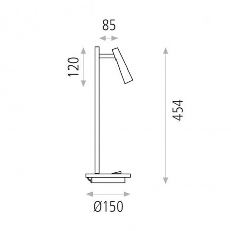 Lampe a poser Led Panau (6W)