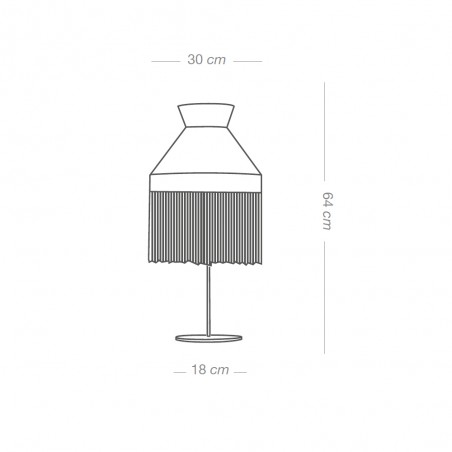 Lampe á poser Balat Blanc