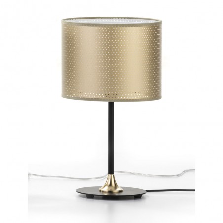 Lampe á poser Seide Or