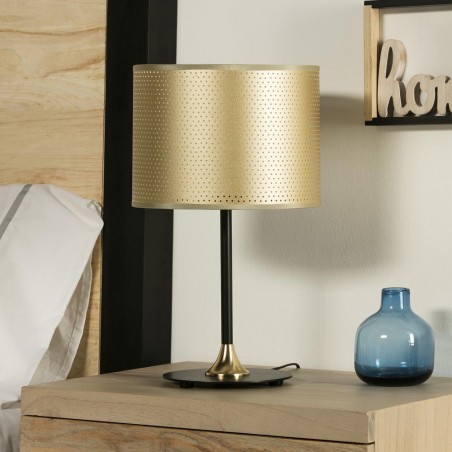 Lampe á poser Seide Or