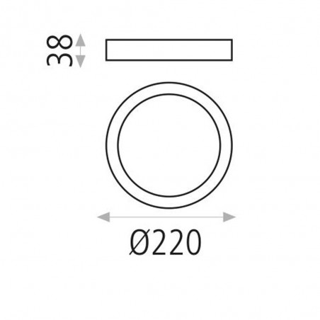 Plafonnier Led Sky Spot (22W)