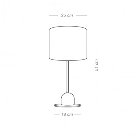 Lampe á poser Fersa Or