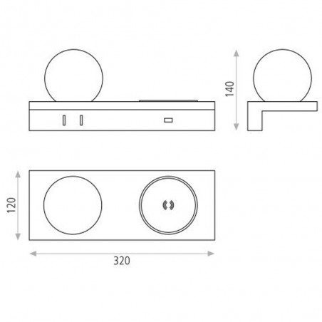 Applique murale Led Silvana (5W)