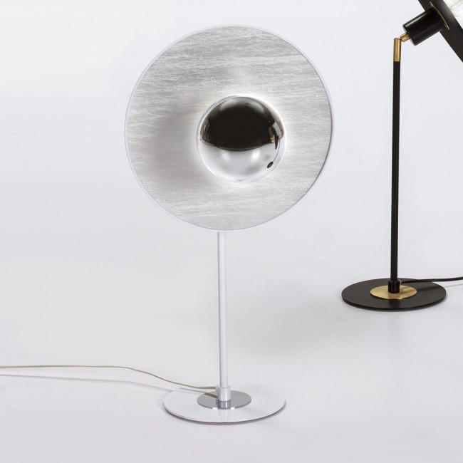 Lampe á poser LED Orvi Blanc/Argent (7W)