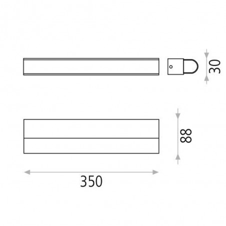 Applique de salle de bains Led Tesla (13,6W)