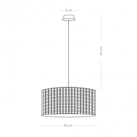 Lampe de plafond Simbara
