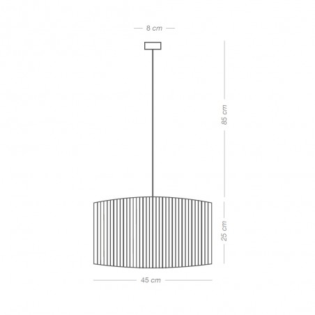 Lampe de plafond Coneli Or