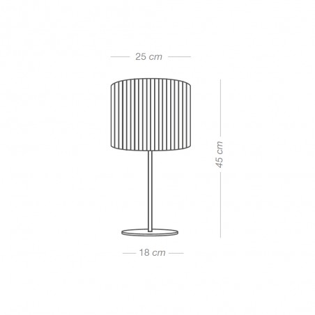 Lampe á poser Coneli 25 Algue III
