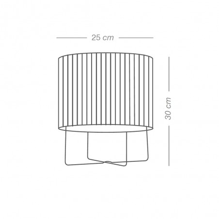 Lampe de table Coneli Noir