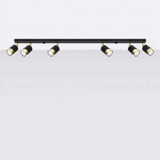 Réglette de plafond Nero (6 Lumieres)