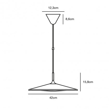 Plafonnier LED Balance (17,50W)