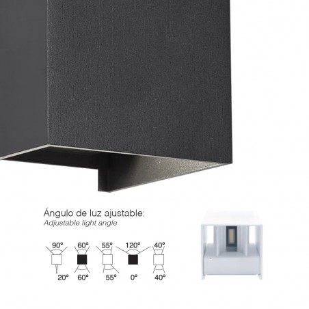 Applique extérieure á LED Open (2x5W - 3000K)