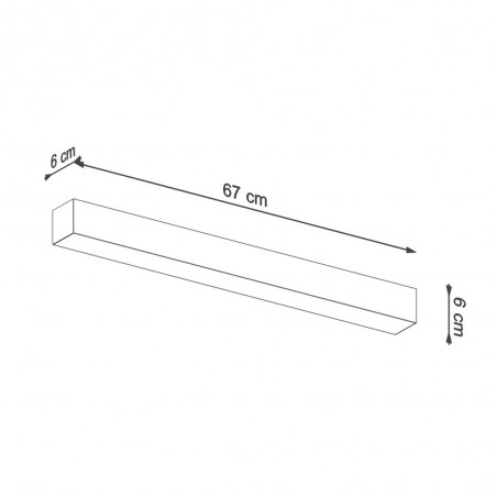 Plafonnier Led Pinne (17W) II