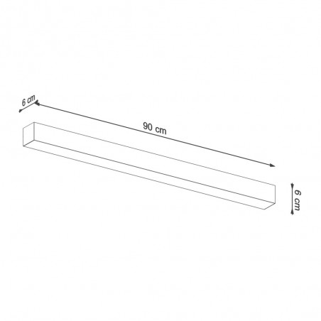 Applique murale Led Pinne (25W)