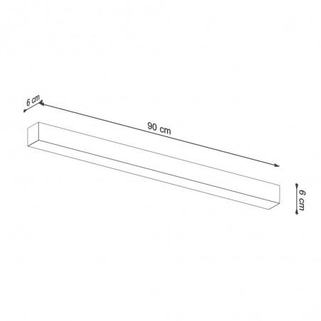 Applique murale Led Pinne (25W) III